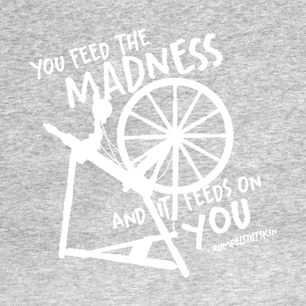 You feed the madness and it feeds on you by AllieConfyArt